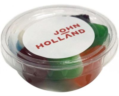 Plastic Tub Filled With 50gm Of Mixed Lollies