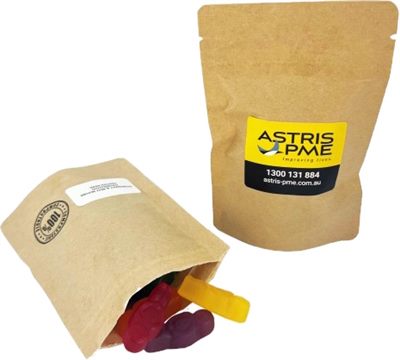 50g PLA Compostable Bag With Jelly Babies