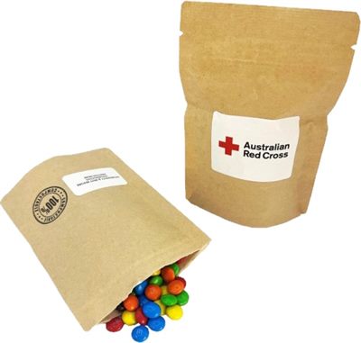 50g PLA Compostable Bag With M&Ms