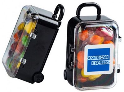 50g Skittles Acrylic Carry On Case