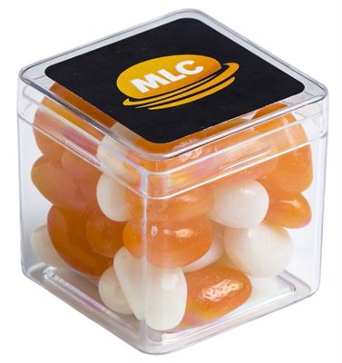 60g Hard Plastic Cube Of Jelly Beans