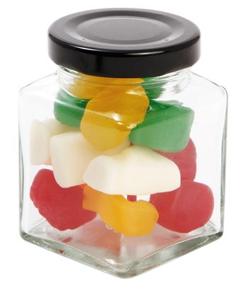 80 gram Small Square Jar Mixed Lollies