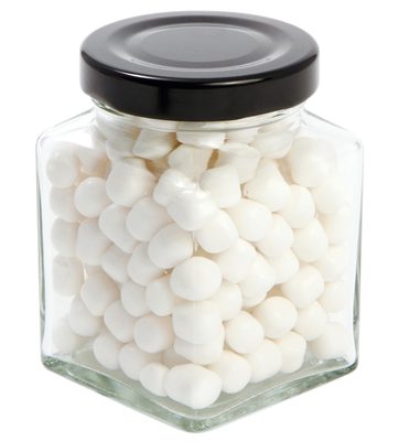 90 gram Small Square Jar Mini Mints