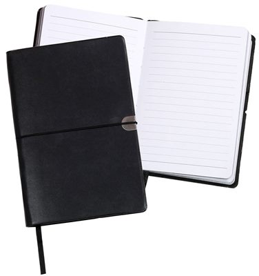 A5 Media Leather Look Notebook