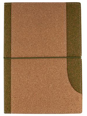 A5 Tea Leaves & Cork Notebook