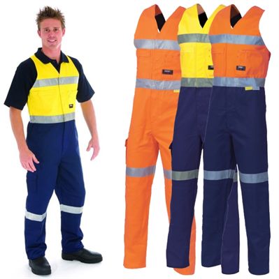 Action Back High Vis Work Coverall
