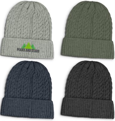 Altitude Cable Knit Beanie
