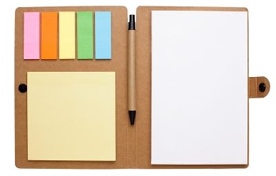 Ames Notebook Pen With Sticky Notes