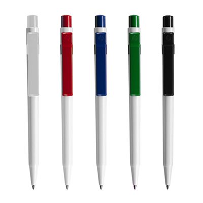 Custom Ascend Pens are filled with a high quality black ink refill.