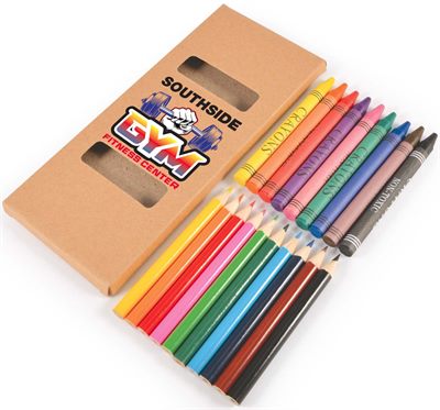Max Pencil & Crayon Set