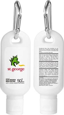 Avalon 60ml SPF50 Sunscreen Lotion With Carabiner