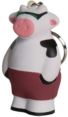 Beach Cow Stress Reliever Keyring
