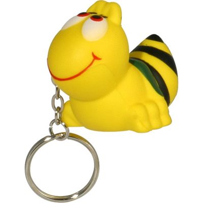 Yellow Bee Keyring