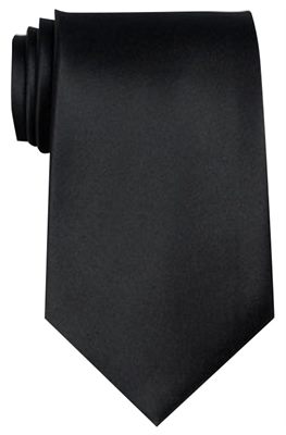 Black Coloured Silk Tie