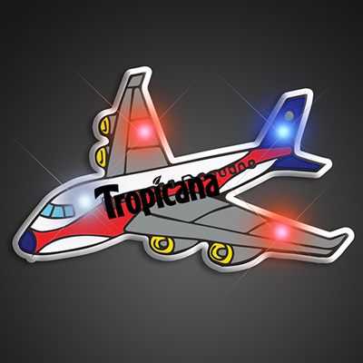 Blinking Airplane LED Lights Pin
