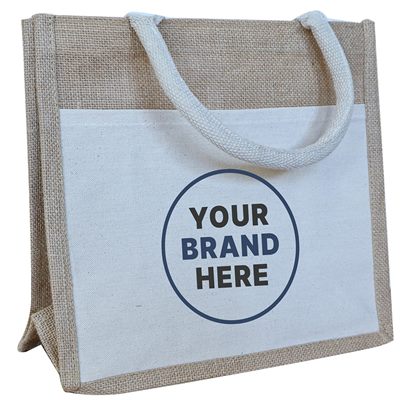 Branded Bohemian Jute Bags are great gifts for eco-conscious customers