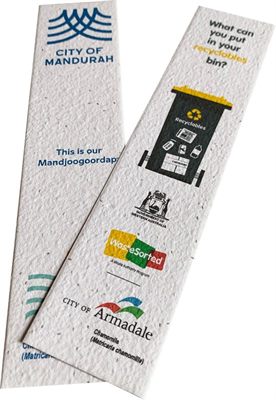 Bookmark Shaped Large Seeded Paper