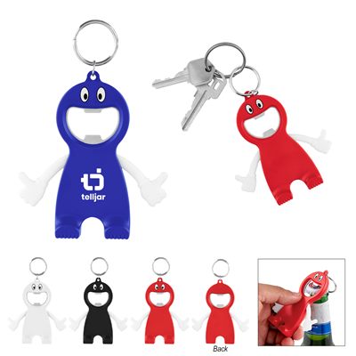 Thumbs Up Beer Bottle Opener Keyring