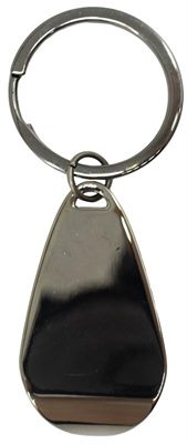 Rhodes Gunmetal Bottle Opener Keyring