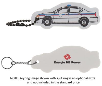 Car Shape EVA Floating Keyring