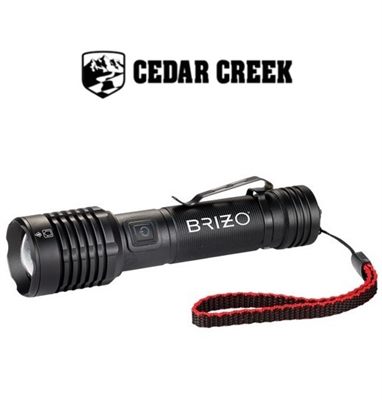 Cedar Creek® Amplify LED Rechargeable Flashlight