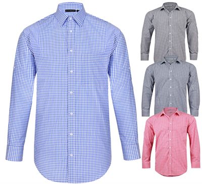 Chandos Mens Check Long Sleeve Shirt