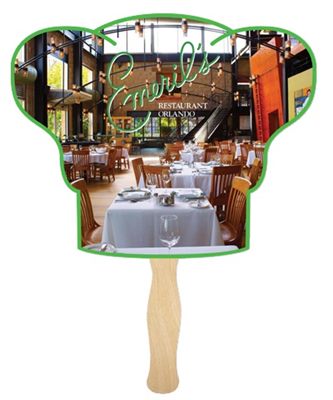 Chef Hat Hand Fan