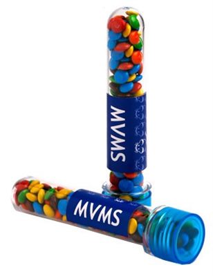Chocolate Filled M&Ms Test Tube
