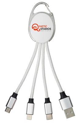 Circuit Carabiner 4-In-1 Charger Cable