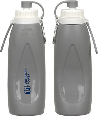 Collapsible 500ml Silicone Drink Bottle