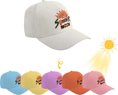 Colour Changing Poly/Cotton Baseball Cap