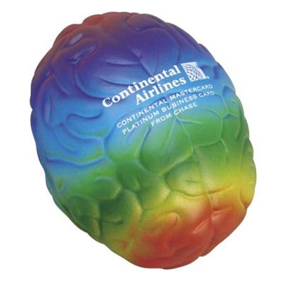 Coloured Brain Stress Shape