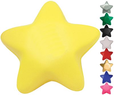 Colourful Star Shaped Stress Reliever