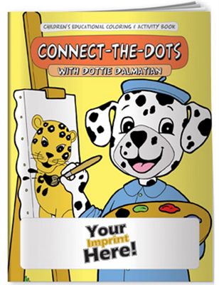 Connect The Dots Theme Kids Colouring Book