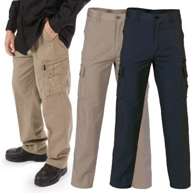 Cotton Cargo Work Pants