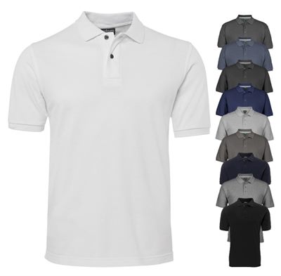 Men's Pique Cotton Polo Shirts are a perfect canvas for embroidered pr