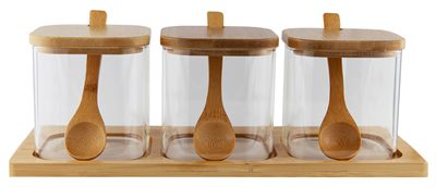 Countertop Kitchen Condiment Jars