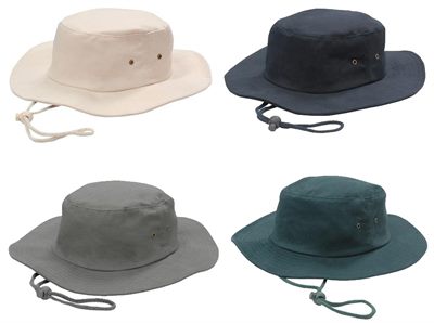 Promotional Cotton Cricket Style Hats with wide brim are good sun prot