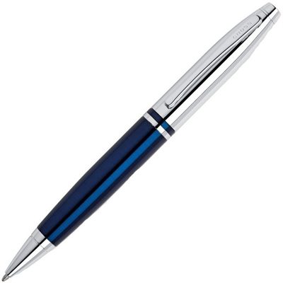 Cross Calais Chrome - Blue Ballpoint Pen