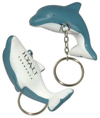 Custom Dolphin Key Ring