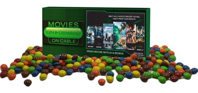 Custom Printed Movie Candy Box Filled With Chocolate Beans