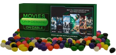 Custom Printed Movie Candy Box Filled With Jelly Beans
