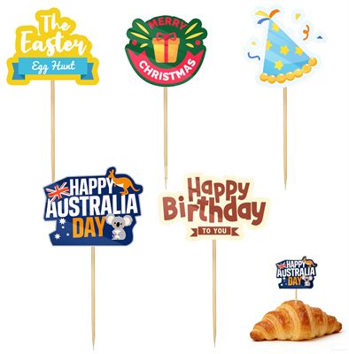 Custom Shaped Sticker Toothpick