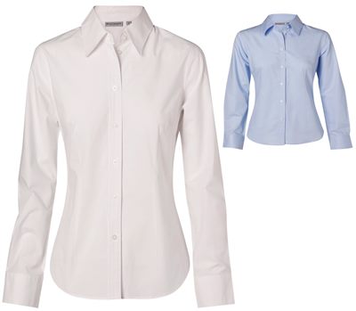 Deacon Ladies Fine Twill Long Sleeve Shirt