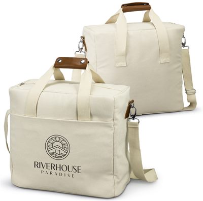 Deluxe Cotton Canvas Cooler Tote Bag