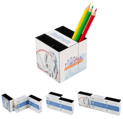 DeskPro Three-panel Foldable Pen Holder