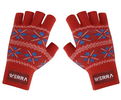 Donati Kids Jacquard Fingerless Gloves