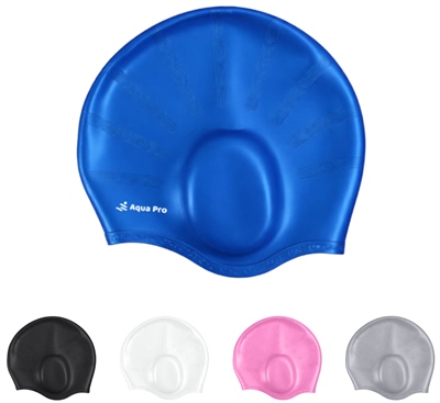 Ear Protection Silicone Swimming Cap