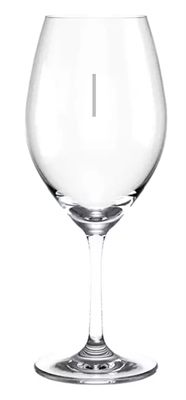 Elysian 375ml Plimsoll Twin Vertical Lined Wine Glass