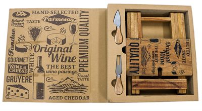 Entertainer Foldable Cheese And Wine Board